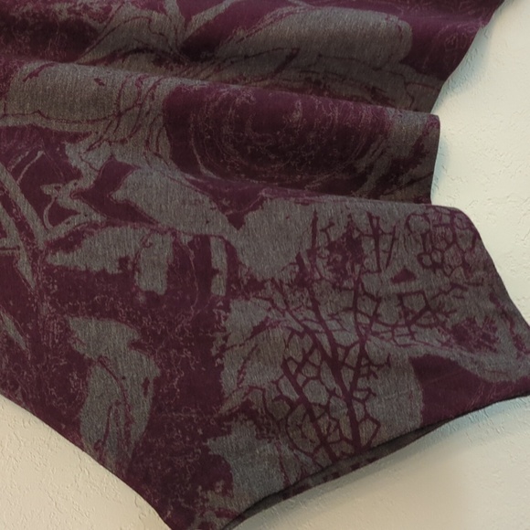 Soft Surroundings Renaissance Tunic High Low Plum Boho Fall Cozy Top Sz M - Picture 8 of 8